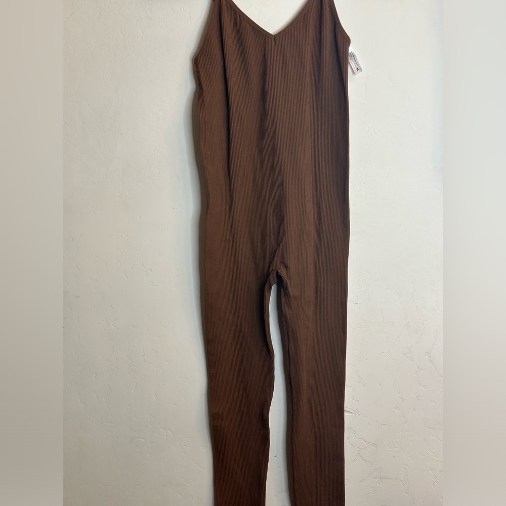 Brown jumpsuit